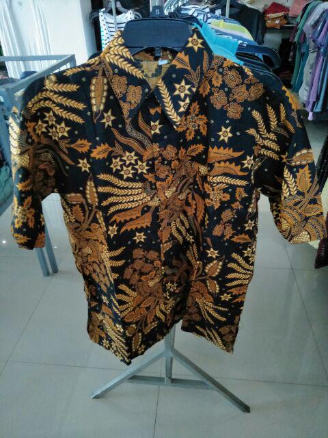 Batik Pria Kemeja Batik Lengan Panjang Batik Modern Dan Elegant Murah Kereen M L Xl
