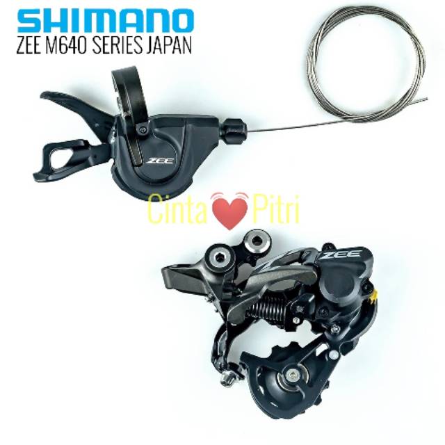 PAKET RD ZEE M640 SHORT + SHIFTER ZEE M640 10 S SHIMANO JAPAN KANAN TERLARIS BUKAN TIAGRA SAINT 105