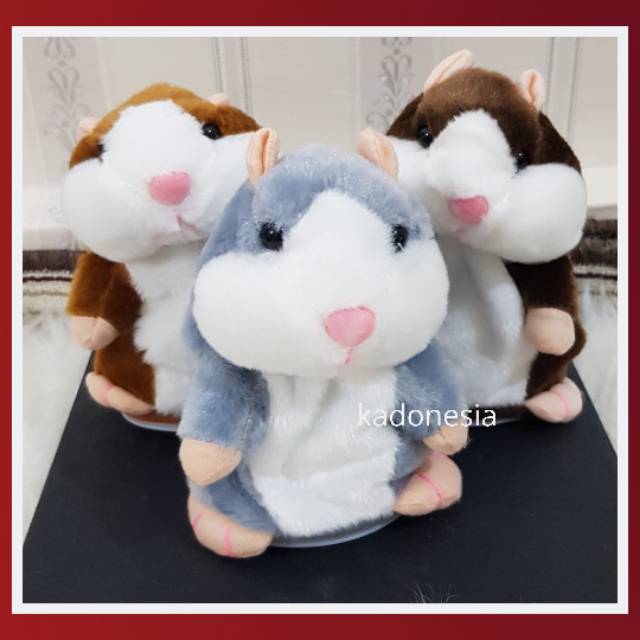 Boneka Hamster Bicara / Talking Hamster Import