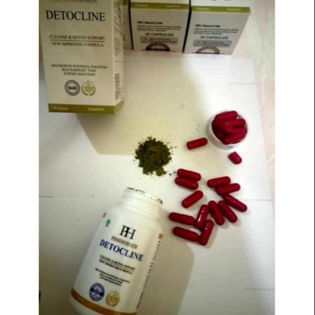PROMO DETOCLINE Obat Anti Parasit Asli Import USA OBAT BAU MULUT BPOM Dijamin ORI