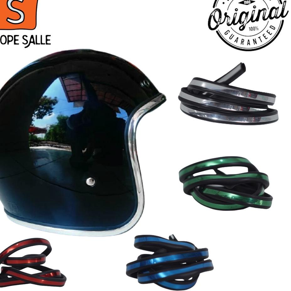 LANGSUNG CHECKOUT 8035 List Karet Helm Bogo I List Chrome I List Universal Helm Bogo 96 cm ㊤