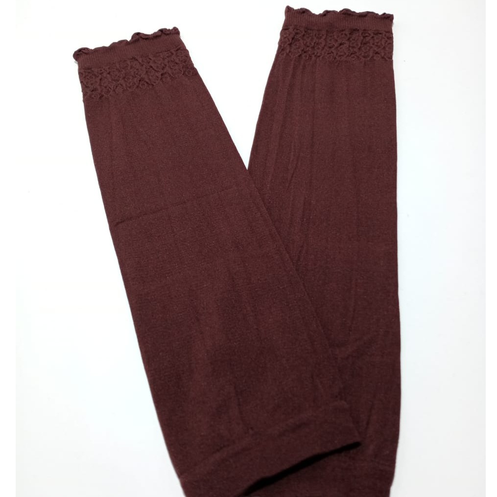 (Perpasang) Mangset Kerut/Sarung Lengan Kerut Import-Coklat