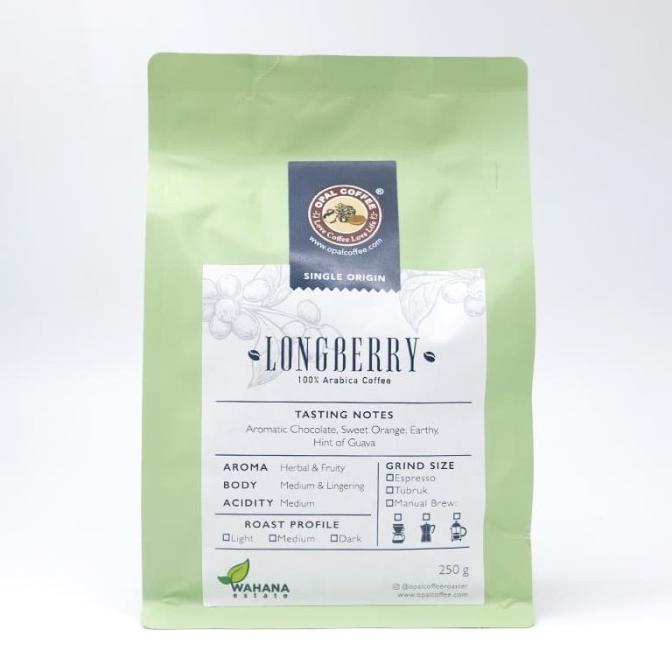 

[ COD ] Opal Coffee - Longberry Arabica Roasted Beans 250g BERKUALITAS Kode 344