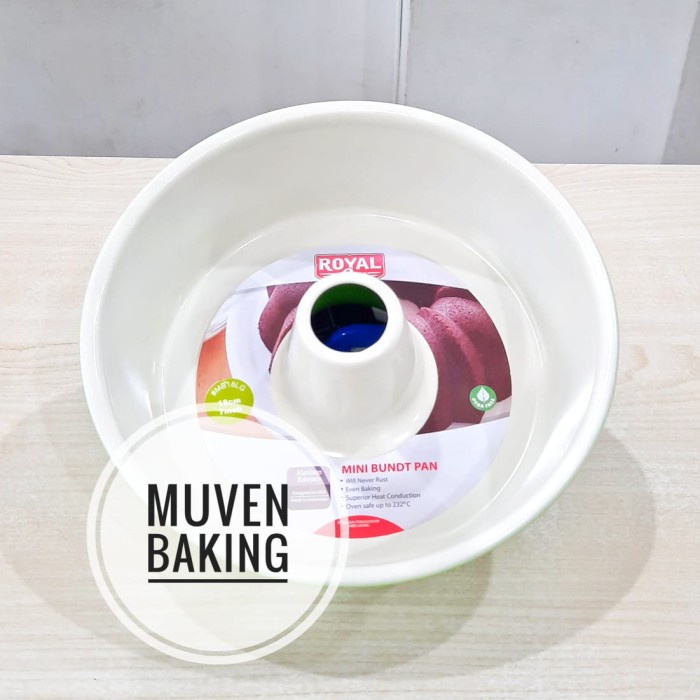 LOYANG TEFLON TULBAN PREMIUM TEBAL 18 Cm / BUNDT FORM PAN ANTI LENGKET