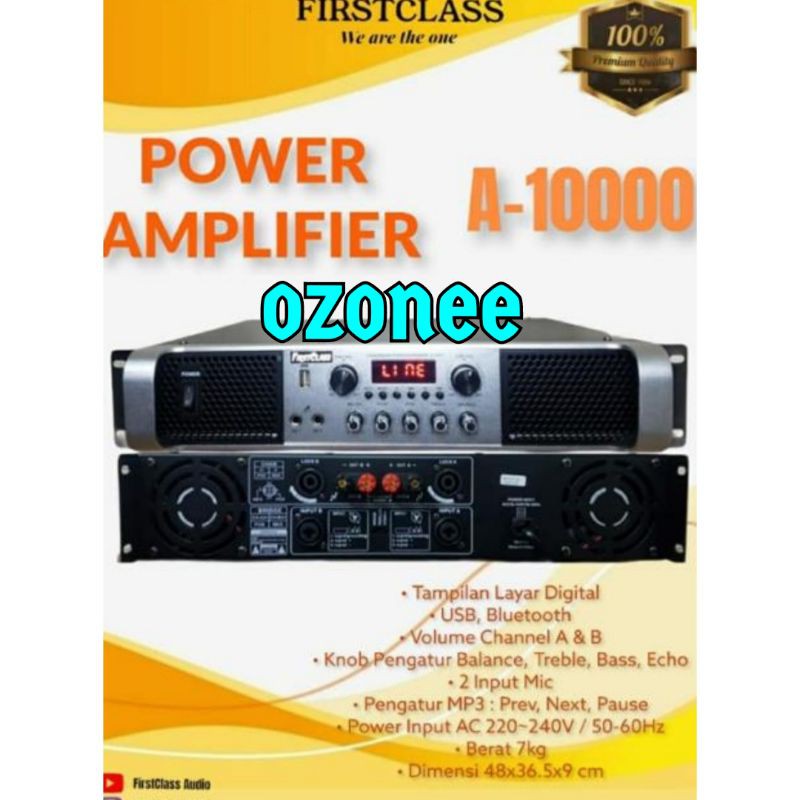 POWER AMPLIFIER FIRSTCLASS FC 10000 BLUETOOTH ORIGINAL