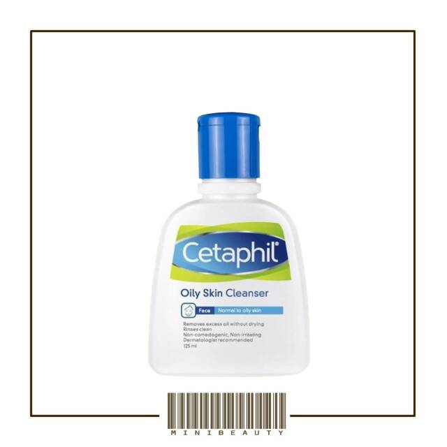 Cetaphil oily skin cleanser 125ml sabun wajah cetapil