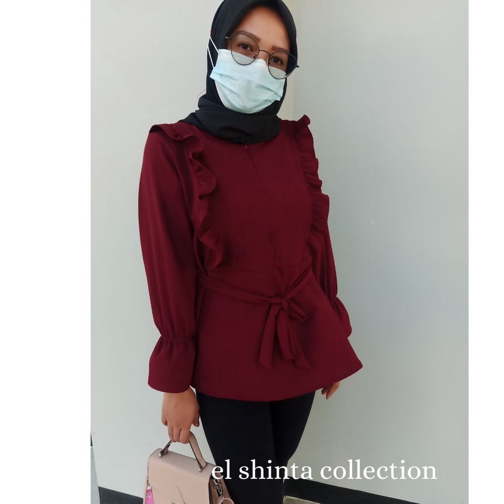 blouse wanita terlaris wiona blouse by el shinta
