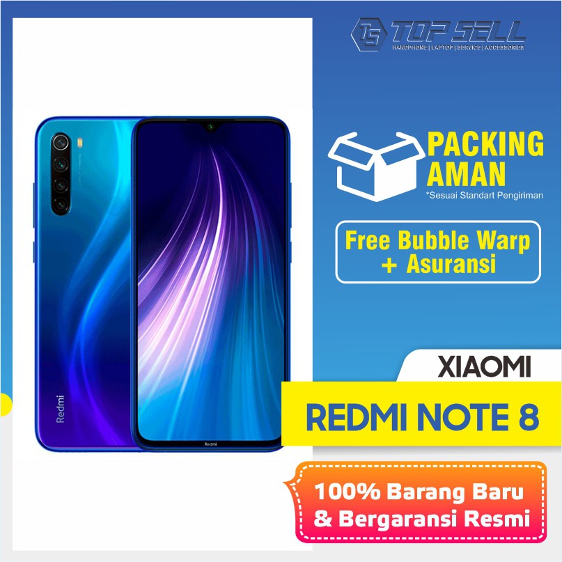 Hp Xiaomi Redmi Note 8 4 64 Gb Garansi Resmi Tam Shopee Indonesia