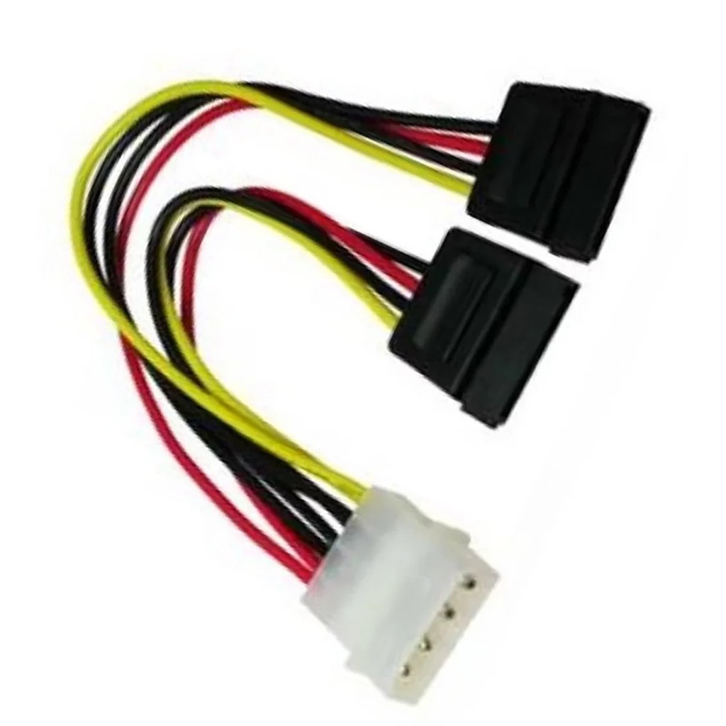 KABEL POWER SATA CABANG 1 ATA MALE - 2 SATA FEMALE