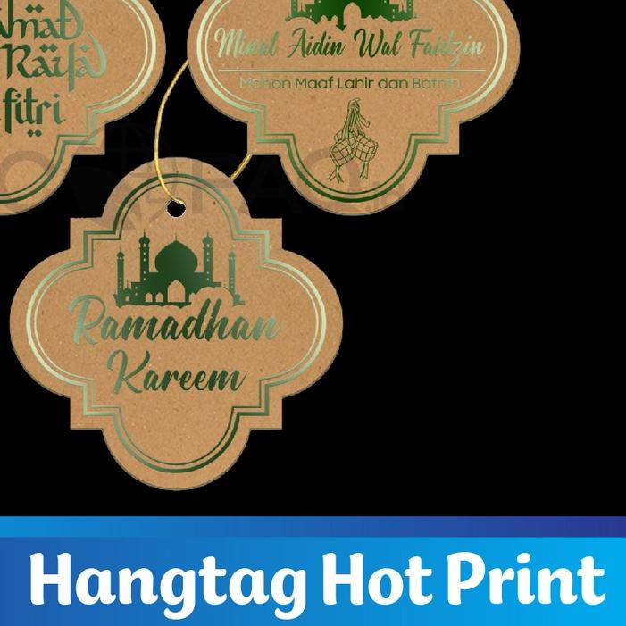 

➫ Hangtag - Hang Tag - Aksesoris Lebaran Idul FItri isi 100 pcs - HTL2 ➨