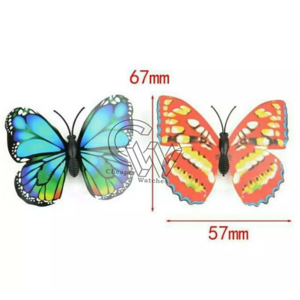 Cheaper-Lampu Kupu Kupu Lampu Hias Dekorasi Led Butterfly Hiasan Rumah Walpaper Dinding