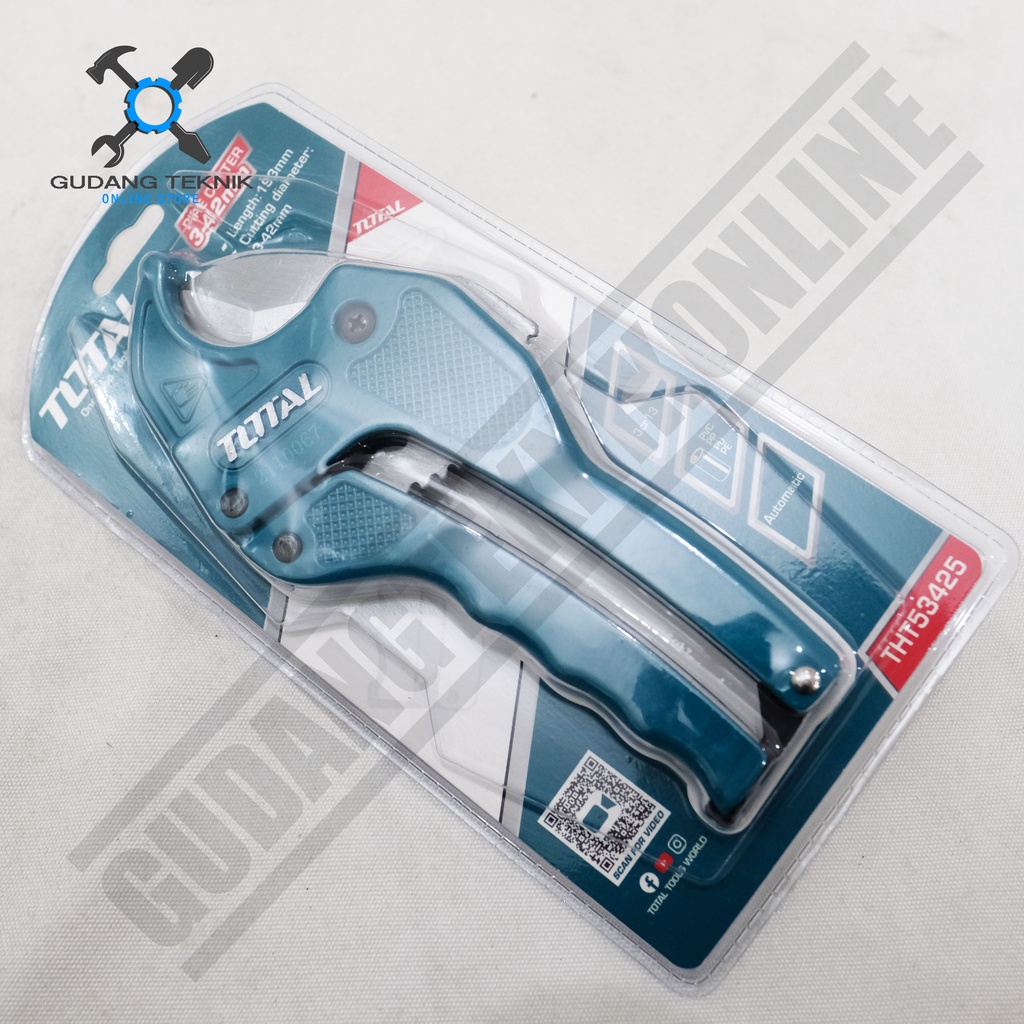 Gunting Potong Pipa PVC TOTAL THT53425 / Pipe Cutter Paralon 3-42mm THT 53425