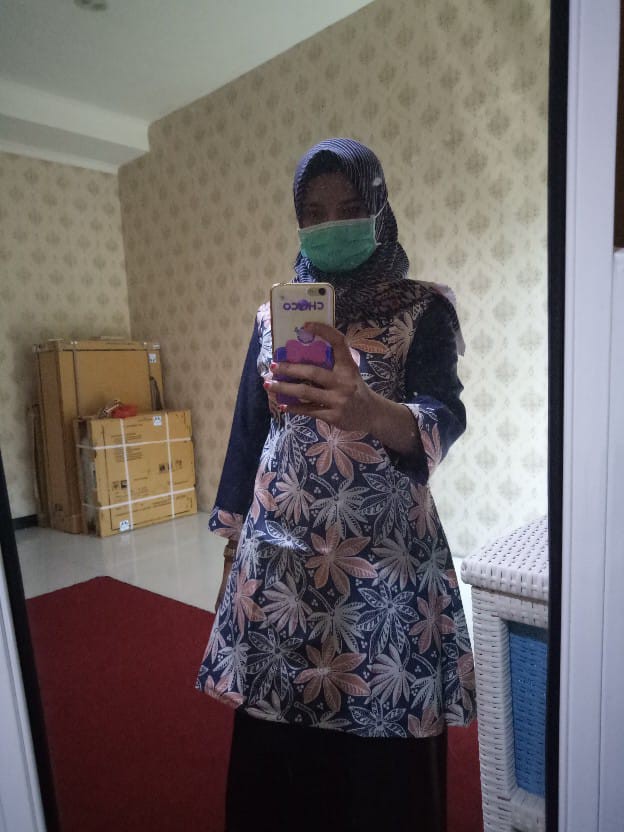 Tunik Batik Kombinasi [bunga Indah]