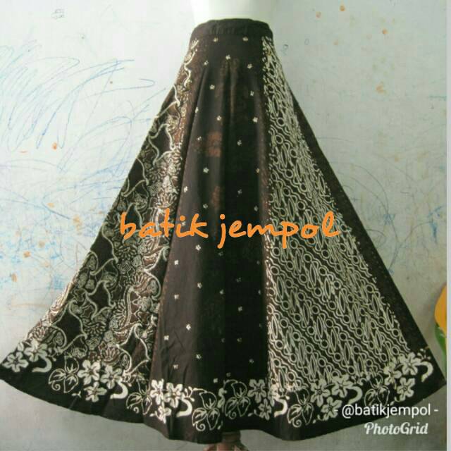 Rok lilit batik sogan panjang