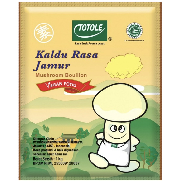 

Totole Kaldu Jamur 1 kg / 1kg Halal MUI / Mokucing Totole Bumbu Kaldu Jamur 1000gr / 1 kg