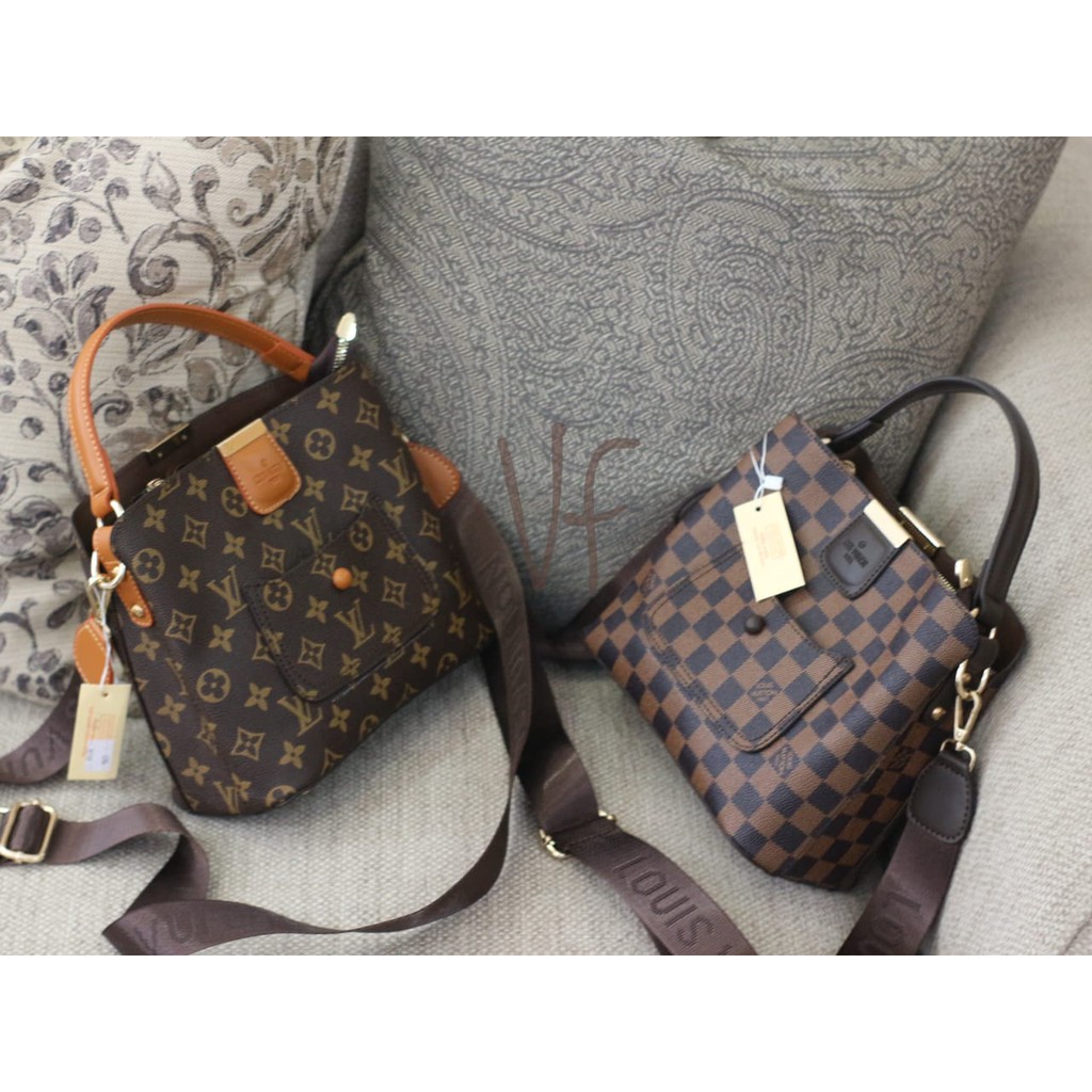 Tas wanita selempang LV Bucket 3615