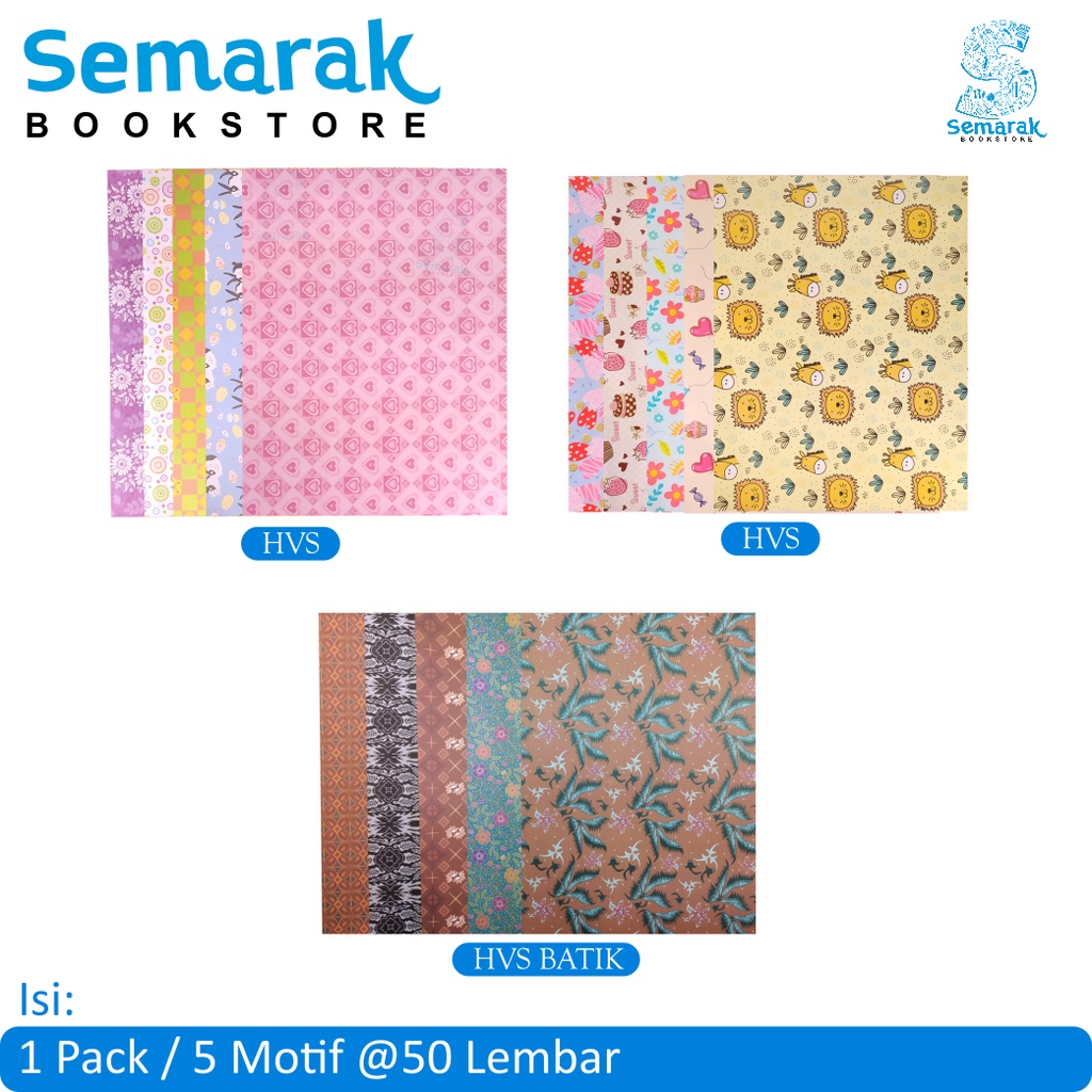 

SiDU Sinar Dunia Gift Wrap Kertas Kado HVS / Glossy / HVS Batik 65 x 49 cm [1 Pack @50 Lembar]
