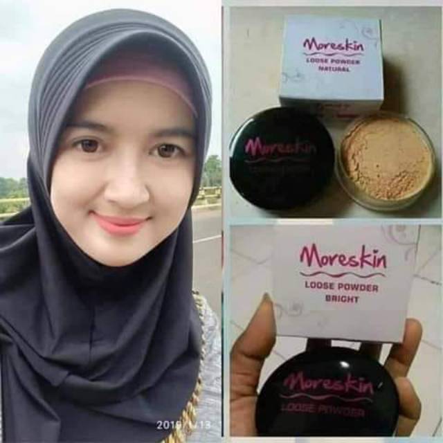 Moreskin Loose Powder Bright &amp; Natural Nasa