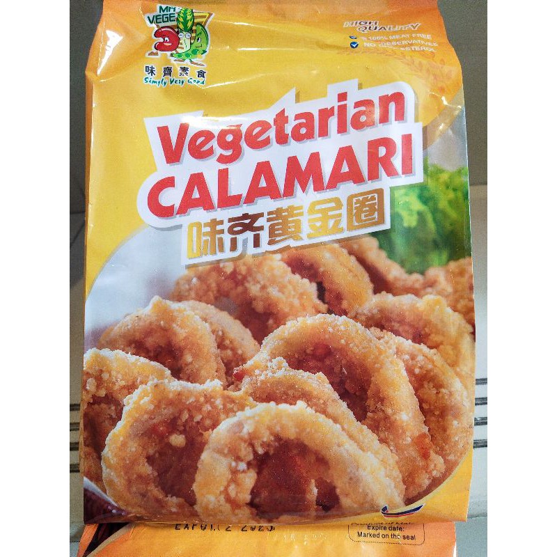 

Mr.Vege Calamari Ring Vegetarian 200g Cumi Goreng Crispy Vege