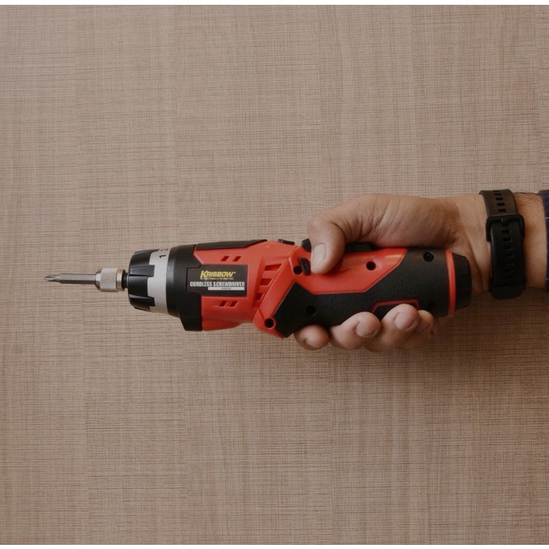 KRISBOW CORDLESS SCREWDRIVER 3,6V/ACE OBENG NIRKABEL DENGAN LAMPU 3,6V IRCS361/KRISBOW BOR RECHARGE/