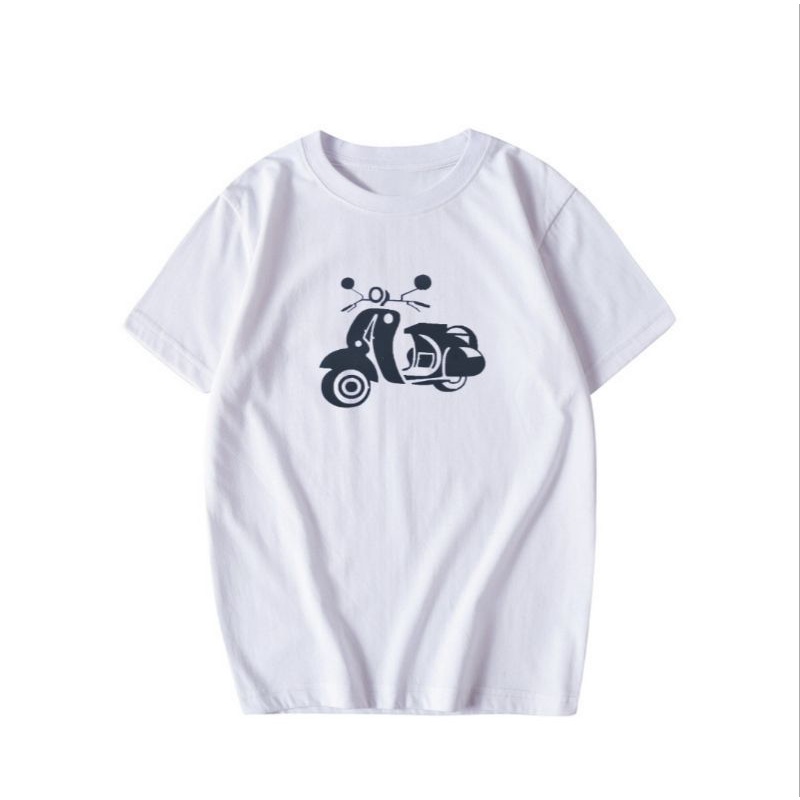 Kaos Anak VESPA Baju Polos Anak Lengan Pendek Tshirt Kids Unisex