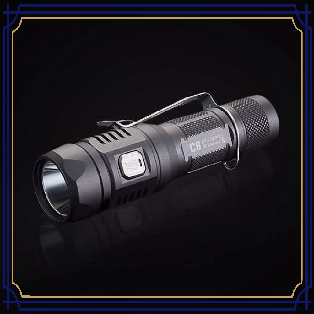 C8 Pro Tactical Senter LED Cree SST-40 N4 BC 1200 Lumens