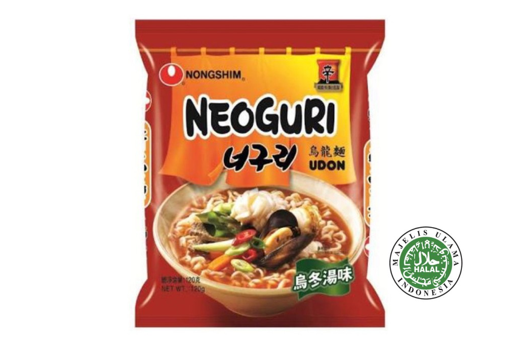 

Nongshim Neoguri Udon 120gr / Mie Instan Korea Halal / Neoguri Spicy Udon