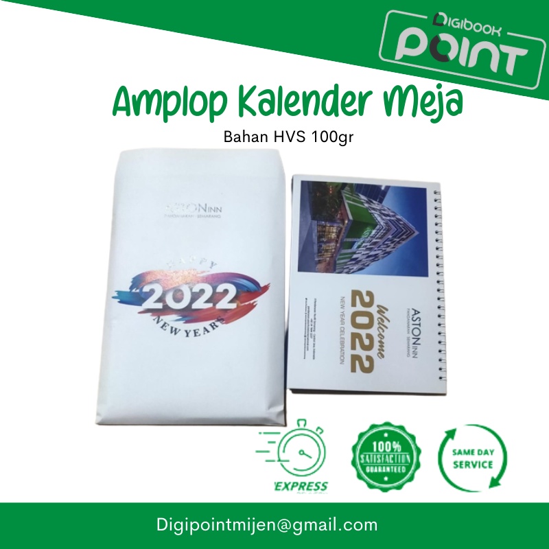 

Amplop Kalender meja HVS 21 x 29,7 cm Sudah termasuk Full Print Logo