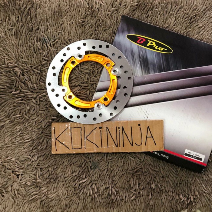 piringan bpro pcx 220mm original floating honda lobang 4 disk orange