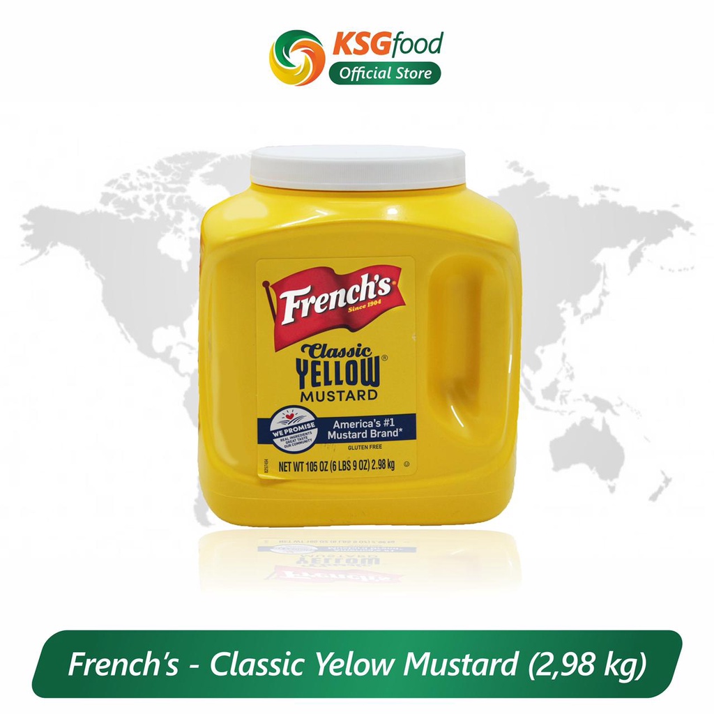 

FRENCH'S CLASSIC YELLOW MUSTARD 2.89kg