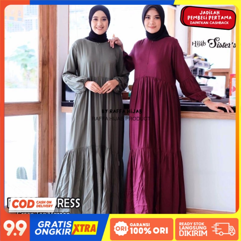 Gamis Muslim Wanita BIANCA #2 MAXI DRESS BY HIJAB SISTER'S