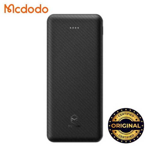 Mcdodo MC-7351 Powerbank Dual Usb 10000mAh - Black