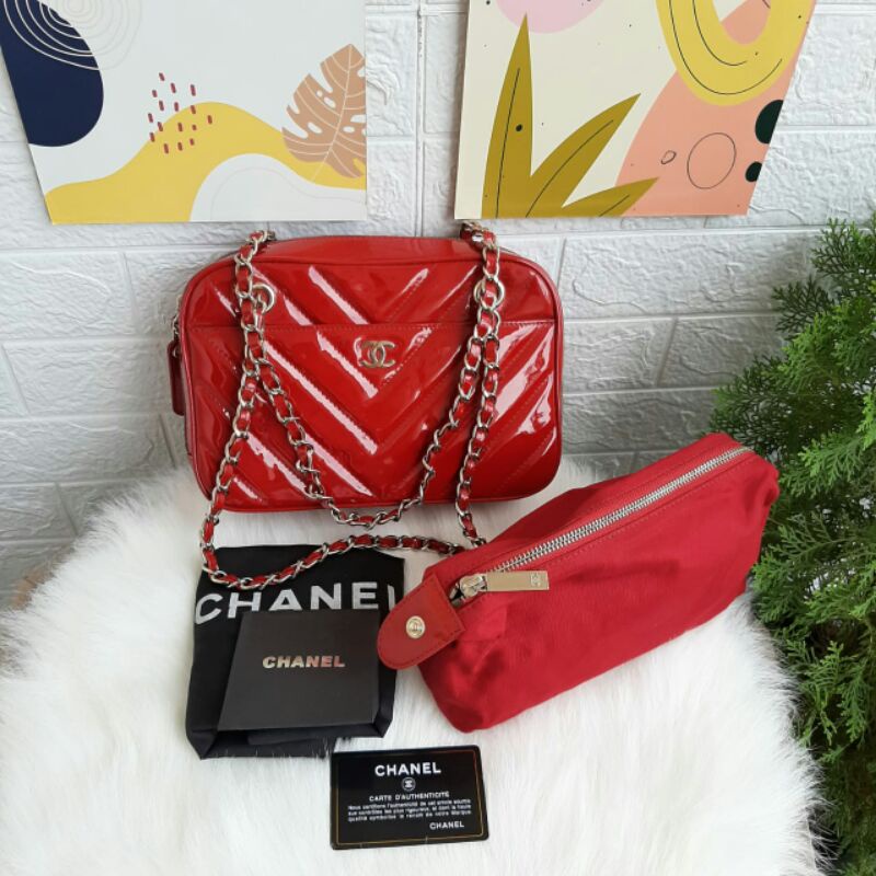 Chanel Chevron Shoulder Bag