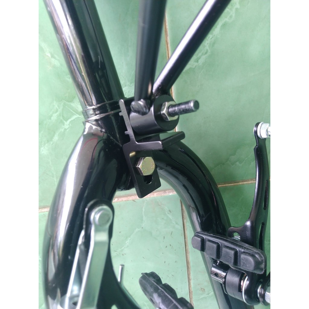 Rak Bagasi Depan Alloy Sepeda Touring Pannier Depan Rack Sepeda Aloy
