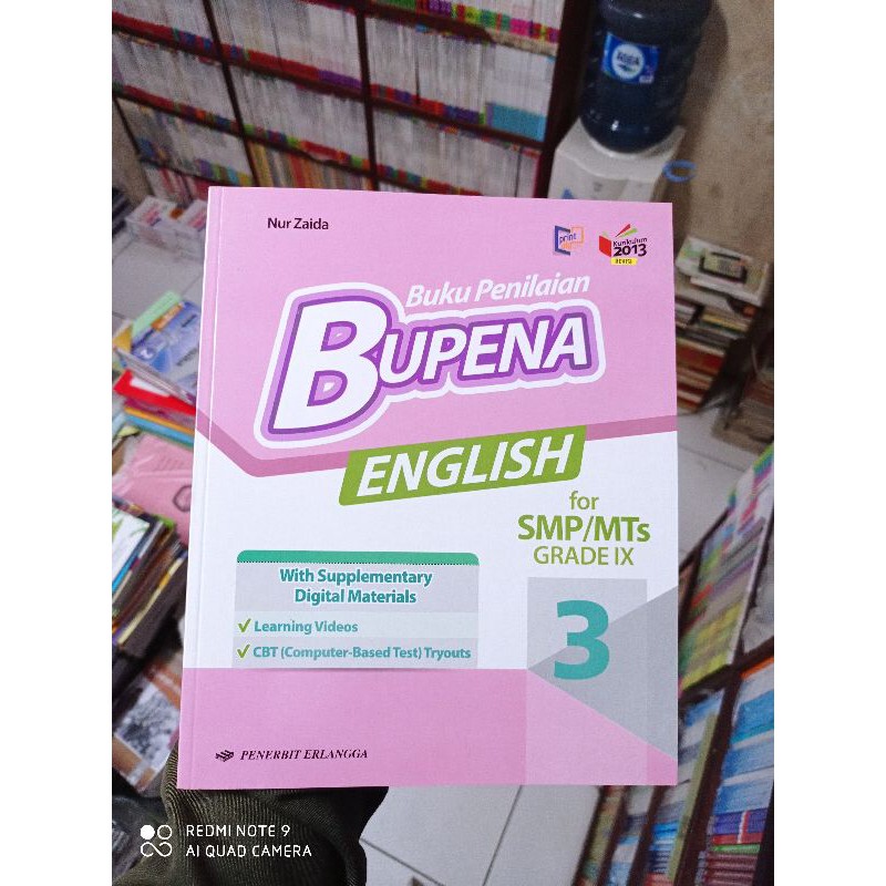 Buku Bupena English Kelas 9 Erlangga