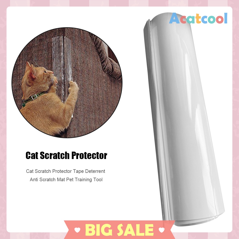 Cat Scratch Protector Tape Deterrent Anti Scratch Mat Pet Training Tool