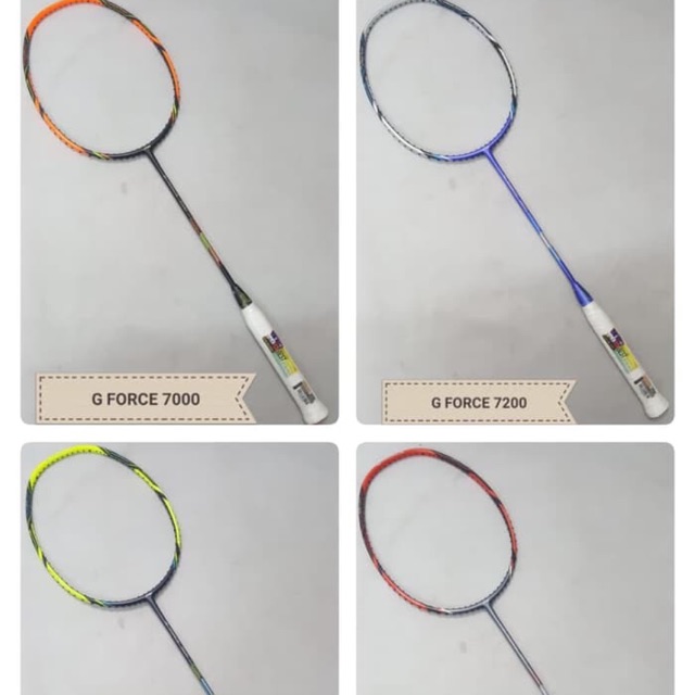 ORIGINAL Lining G Force 7000 / 7200 / 7500 / 7800 Extra Strong Raket Badminton
