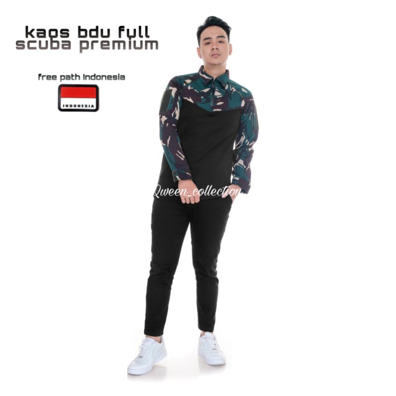 kaos bdu tactical scuba kaos bdu full scuba premium kaos bdu scuba loreng malvinas