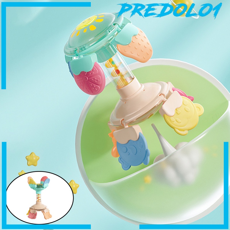 [PREDOLO1] Tooth Plastic Toys Baby Newborn Toddler Molar Stick Shake Bell Toy Baby Gift