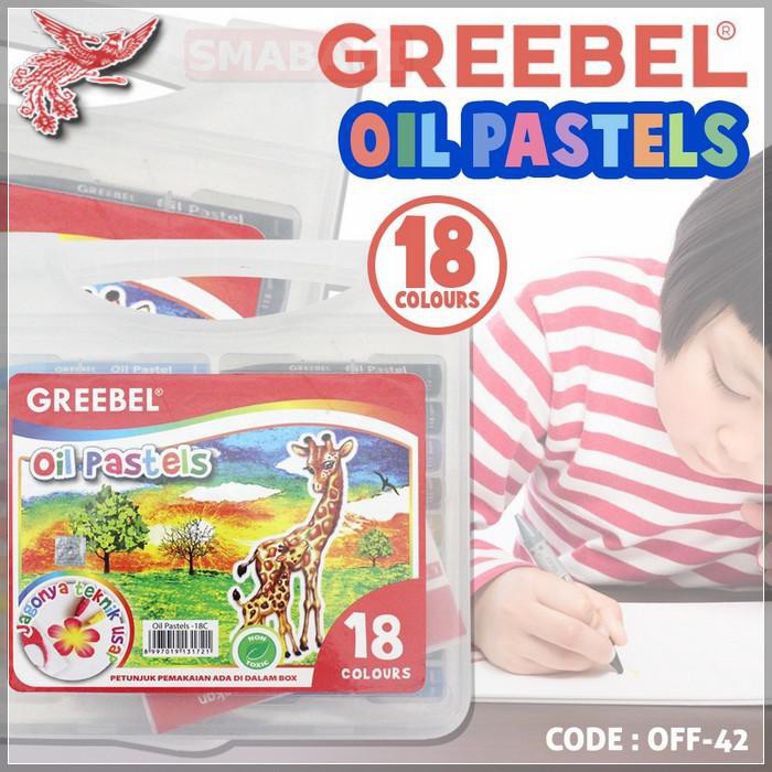 

COD - KRAYON ARTIST TRANSPARANT ISI 18 WARNA GREEBEL OIL PASTELS PP CRAYON GRIBEL ART - OFF-42 - FCO