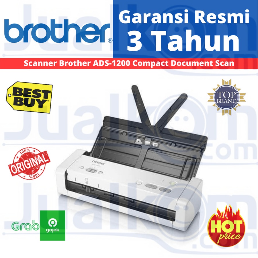 BROTHER Scanner ADS1200 Scanner Brother ADS 1200 Compact Document Scan