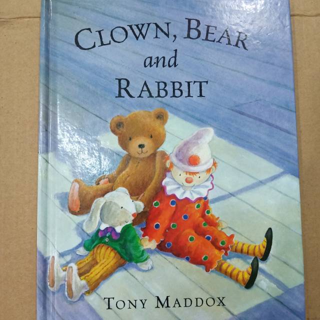 Clown, bear,  and rabbit