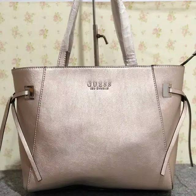 Tas Original guess ear silver  bag