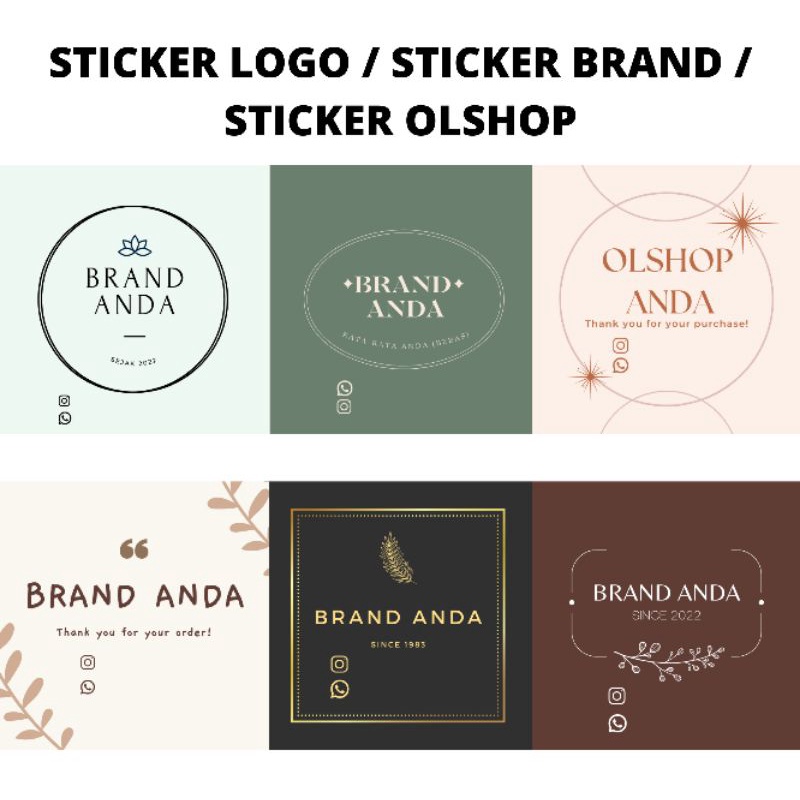 

STICKER LOGO OLSHOP / STICKER MERK OLSHOP / STICKER OLSHOP / STICKER THANK YOU