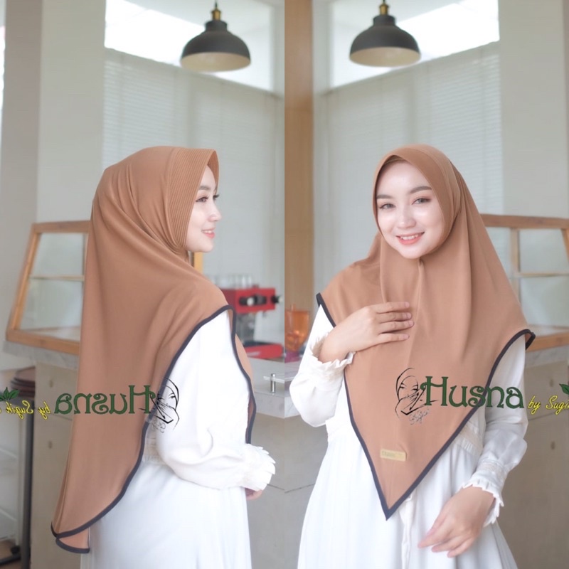 HUSNA | Hijab PET V LIST Size Standar