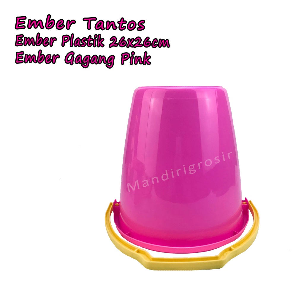 Ember Plastik 26x26*Ember Tantos*Ember Gagang*5360 Pink