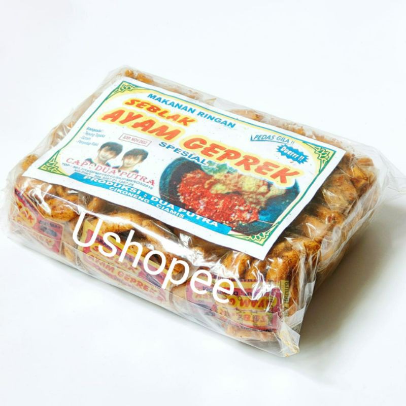 

Seblak ayam geprek super pedas @20 sachet