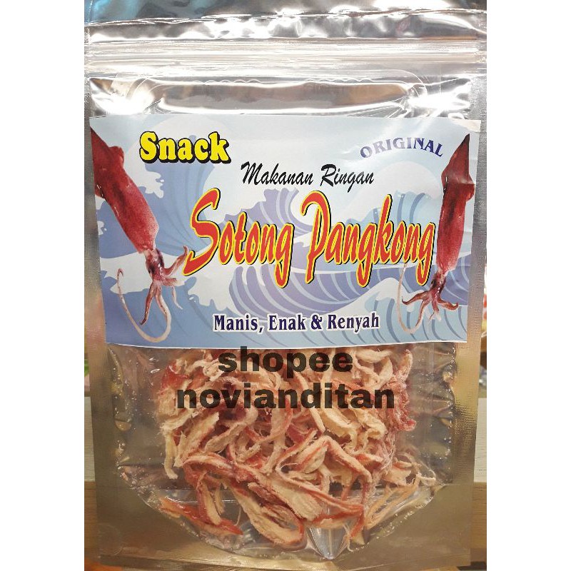 

SOTONG PANGKONG / JUHI / SNACK CUMI PANGKONG RASA ORIGINAL & PEDAS MANIS - KHAS PONTIANAK