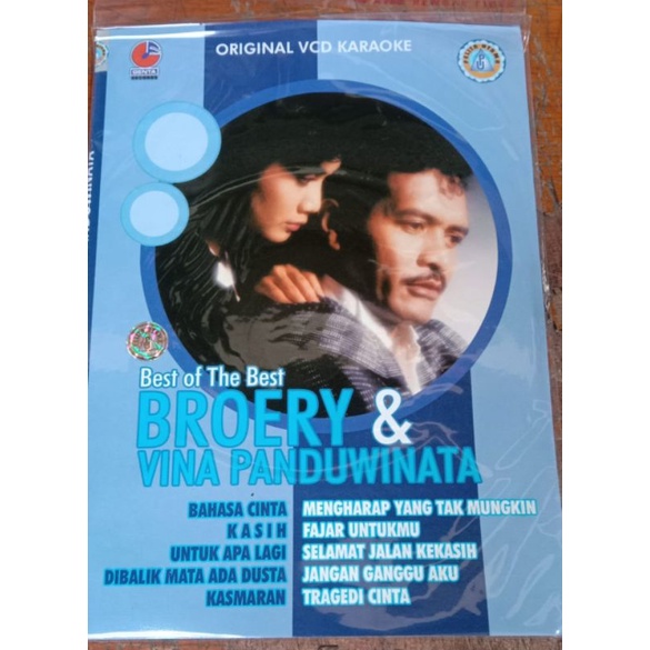 Kaset Original vcd karaoke Best of Broery & Vina panduwinata