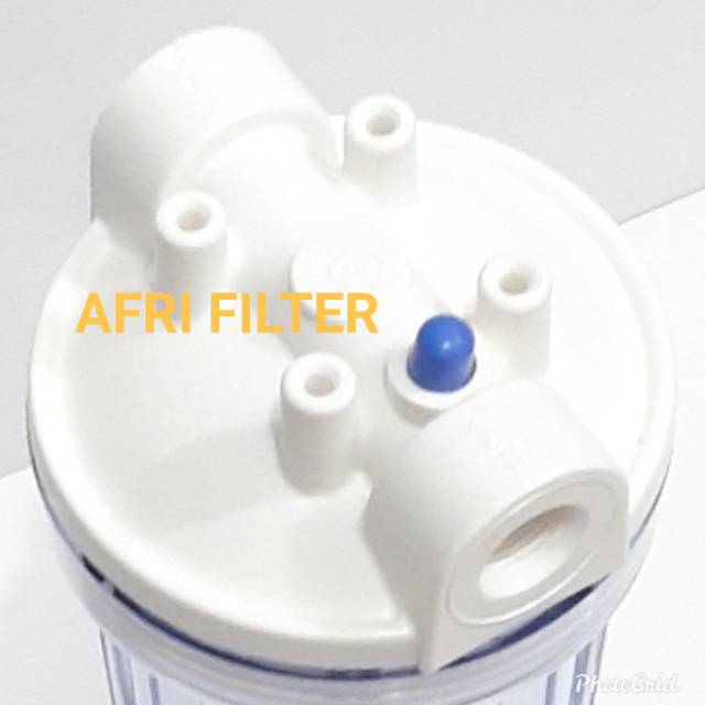 HOUSING FILTER CLEAR 10&quot; DRAT 1/2 INCH (NANOTEC)